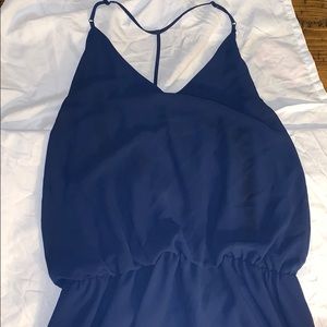 Navy blue dress